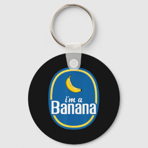 Chaveiro Eu sou uma Fruta de Banana no Dia das Bruxas.