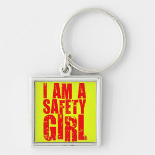 Chaveiro Eu sou uma Garota de Segurança