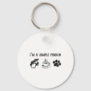 Chaveiro Eu Sou Uma Pessoa Simples Presente Para Cães De Ca