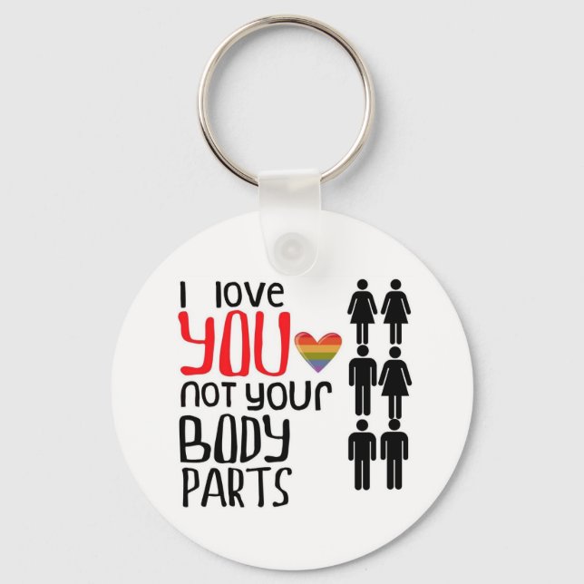 Chaveiro Eu te amo (Frente)