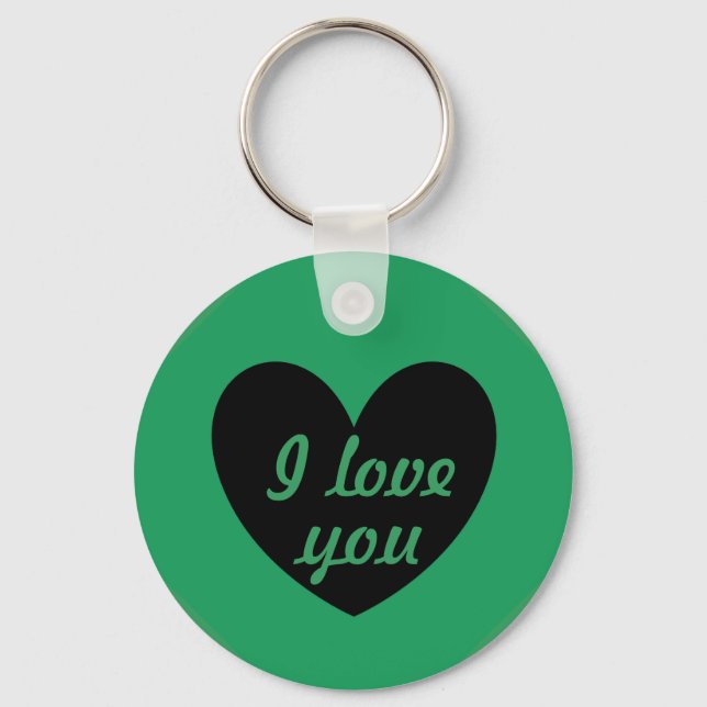Chaveiro "Eu te amo" (Frente)