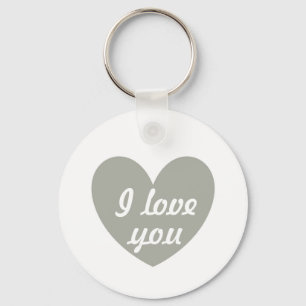 Chaveiro "Eu te amo"
