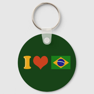 Chaveiro Eu te amo Brasil