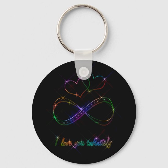 Chaveiro Eu te amo infinitamente (Frente)