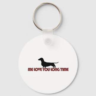 Chaveiro Eu Te Amo Muito Tempo Dachshund
