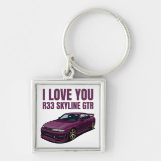 Chaveiro Eu te amo R33 Skyline GTR