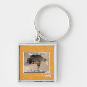 Chaveiro Eu te amo, sofá