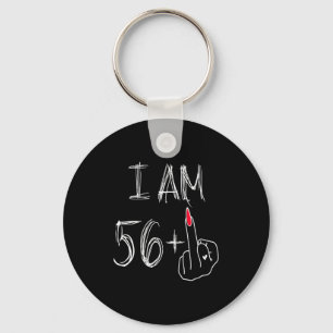 Chaveiro Eu Tenho 56 Mais 1 Engraçado Para Um Aniversário D