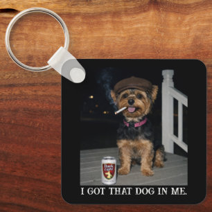 Chaveiro Eu Tenho Esse Cachorro Em Mim, Personalidade Engra