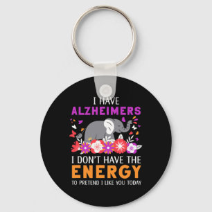Chaveiro Eu Tenho Heimerheimers Não Tenho A Energia Cérebro