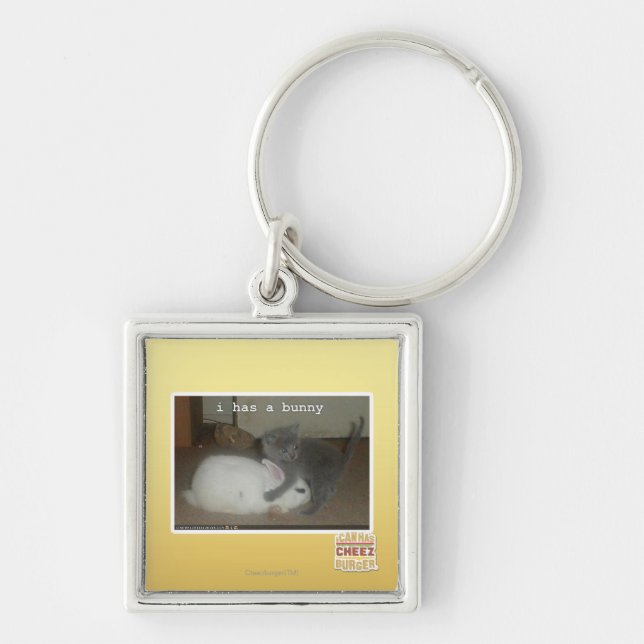 Chaveiro Eu tenho um coelho (Frente)