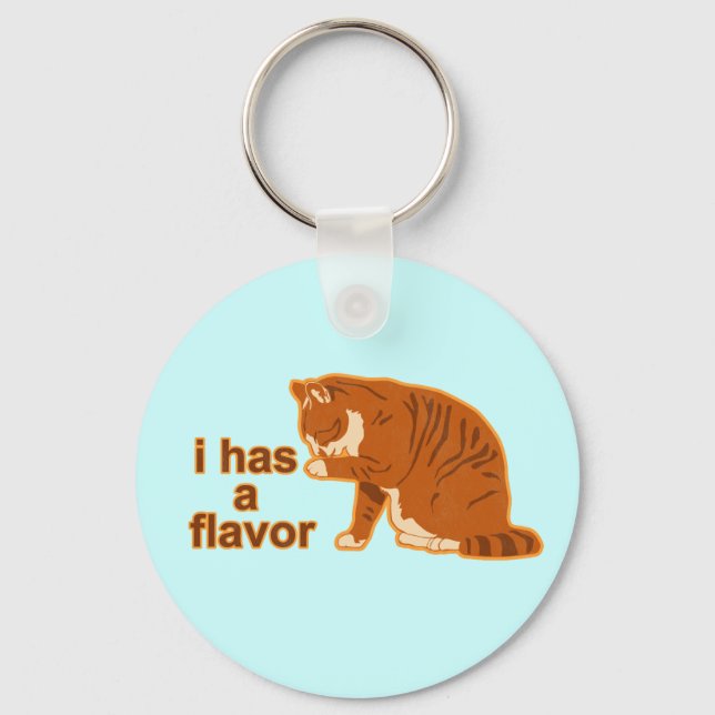 Chaveiro Eu tenho um sabor, LOL CAT (Frente)