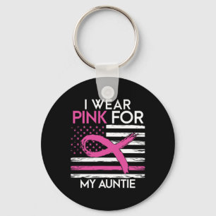 Chaveiro Eu Uso Rosa Para a Conscientização do Câncer de Ma