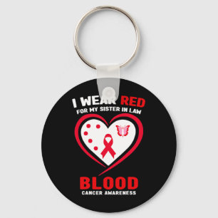 Chaveiro Eu Uso Vermelho Para Minha Cunhada Conscientização