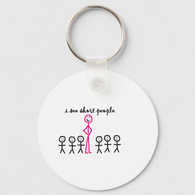 Chaveiro Eu Vejo Pessoas Curtas (Frente)