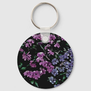 Chaveiro Eu venho ao jardim apenas floral