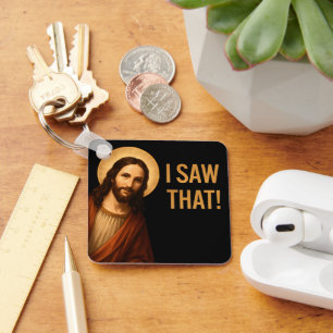 Chaveiro Eu Vi Essa Citação Cristã Engraçada De Jesus