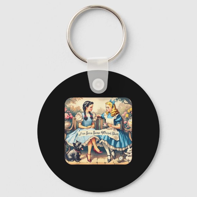 Chaveiro Eu Vi Um Pouco Estranho (Frente)