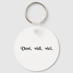 Chaveiro Eu vim, mim vi, mim conquistei