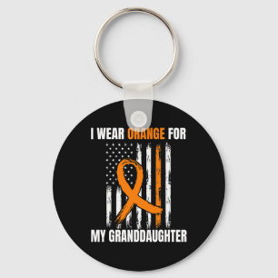 Chaveiro Eu Visto a Noiva Laranja Sensibilização para a Leu