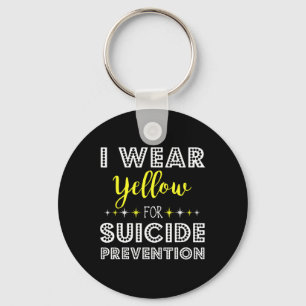 Chaveiro Eu Visto Amarelo Para A Sensibilização Para A Prev