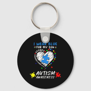 Chaveiro Eu Visto Azul Para Meu Filho Autismo Consciência A