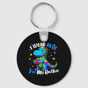 Chaveiro Eu Visto Azul Para Meu Irmão Autismo Quebra-cabeça