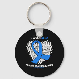 Chaveiro Eu Visto Azul Para Minha Neta Alopecia Awarenes