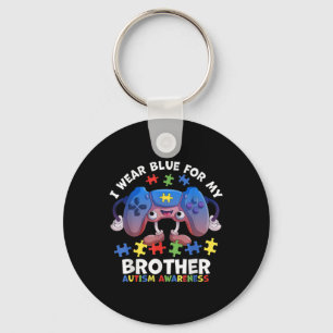 Chaveiro Eu Visto Azul Para O Meu Irmão Autismo Awarness Bo