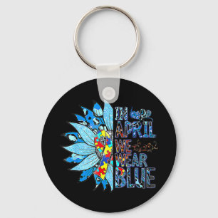 Chaveiro Eu Visto Azul Para O Meu Irmão Autismo Sensibiliz