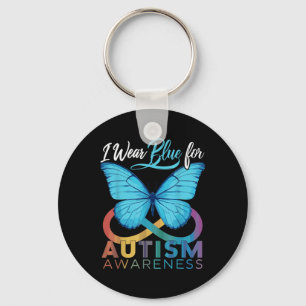 Chaveiro Eu Visto Azul Por Consciência Autismo Consciência