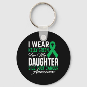Chaveiro Eu Visto Kelly Green Para Minha Filha Bile Duct Ca