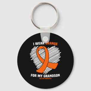 Chaveiro Eu Visto Laranja Para A Consciência Do Meu Avô.