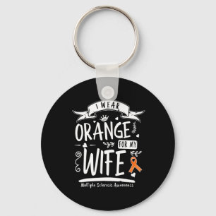 Chaveiro Eu Visto Laranja Para A Minha Esposa Sra. Múltipla