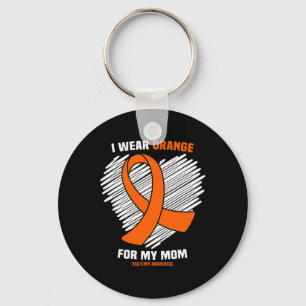Chaveiro Eu Visto Laranja Para A Minha Mãe Sensibilização R