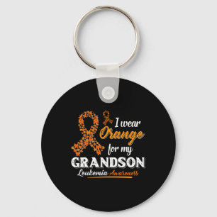 Chaveiro Eu Visto Laranja Para Meu Avô Leucemia Sensibiliza