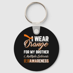 Chaveiro Eu Visto Laranja Para Meu Irmão Esclerose Múltipla