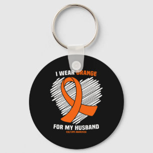 Chaveiro Eu Visto Laranja Para Minha Consciência Do Marido 