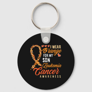 Chaveiro Eu Visto Laranja Para O Meu Filho Leucemia Cancer