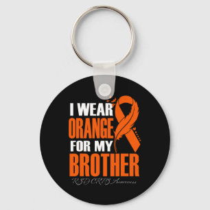 Chaveiro Eu Visto Laranja Para O Meu Irmão Rsd Crps Sensibi
