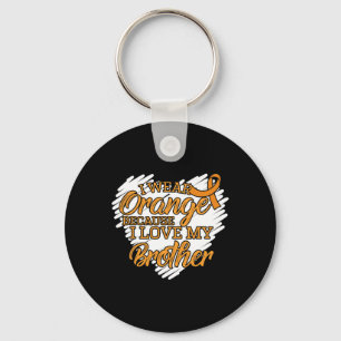 Chaveiro Eu Visto Laranja Porque Eu Amo Meu Irmão