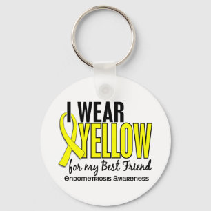 Chaveiro Eu visto o amarelo para minha endometriose do