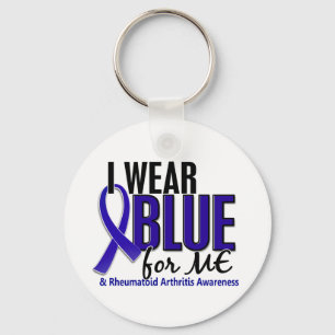 Chaveiro Eu visto o azul mim RA da artrite reumatóide