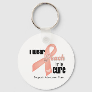 Chaveiro Eu Visto O Pêssego Para O Cancer Uterino
