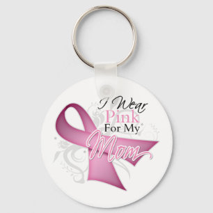 Chaveiro Eu visto o rosa para minha consciência do cancro