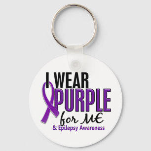 Chaveiro Eu visto o roxo para MIM a epilepsia 10