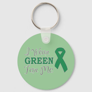 Chaveiro Eu visto o verde para mim (a fita verde da