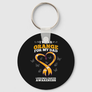 Chaveiro Eu Visto Pai Laranja Leucemia Cancer Sensibilizaçã