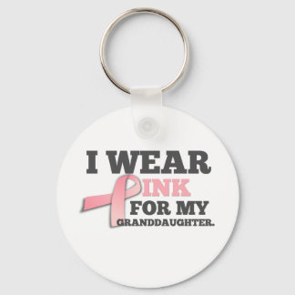 Chaveiro EU VISTO PINK PARA O MEU Cancer DE Mama AVÓ