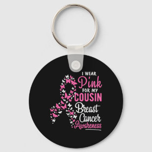 Chaveiro Eu Visto Rosa Para A Consciência Do Cancer Da Minh
